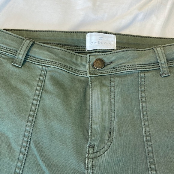 Caslon Olive Green Utility Pants Size 28 - Picture 6 of 9